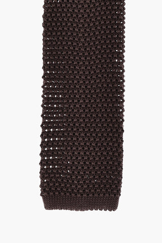 Solid-Color Crochet Tie