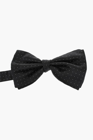 CC COLELCTION Micro Polka Dot Silk Bow Ties