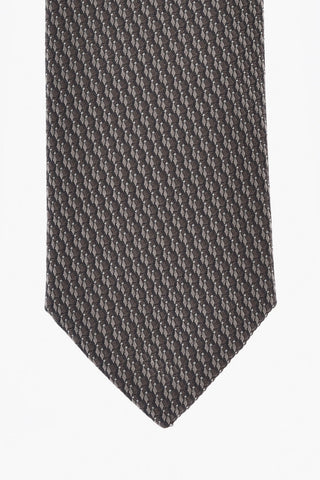 Geometric Silk Tie