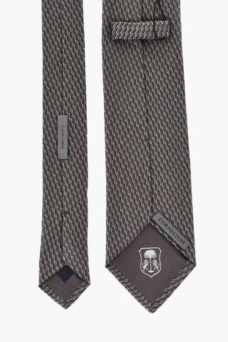 Geometric Silk Tie