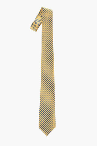 Silk Tie With All-Over Print