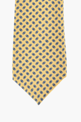 Silk Tie With All-Over Print