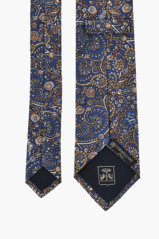 Cravatta In Seta Con Stampa Paisley