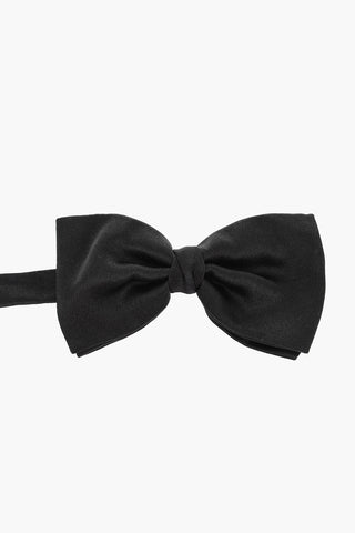 Solid Satin Bow Tie