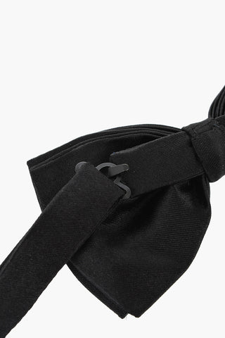 Solid Satin Bow Tie