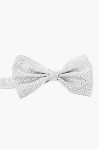 CC COLLECTION Papillon in Seta a Micro Rombi Ricamati