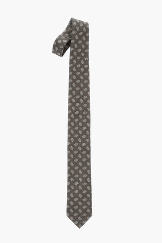 Seidenkrawatte Mit Paisley-Muster