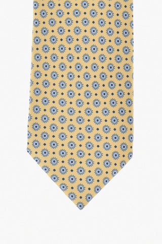 Color-Block Tie With All-Over Print