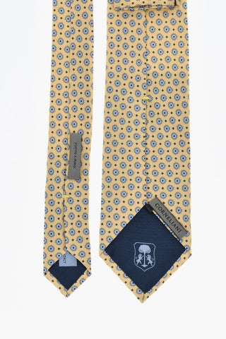 Color-Block Tie With All-Over Print