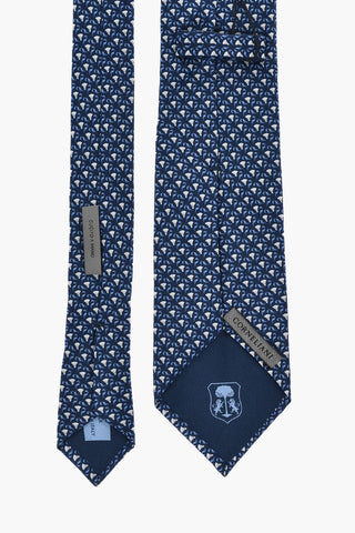 Cravatta in Seta con Stampa All-Over