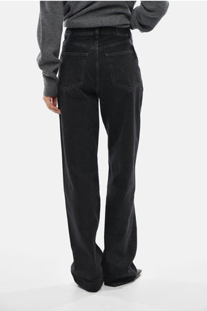 Straight-Fit-Jeans mit hoher Taille 23cm