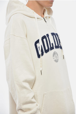 Vestito in Felpa con Mezza Zip e Cappuccio