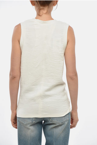 Cross-Over Top with Cut-Out Details