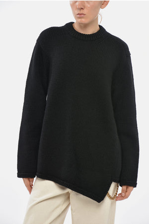 Oversized Rundhalspullover Uni