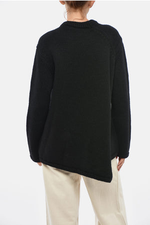 Oversized Rundhalspullover Uni