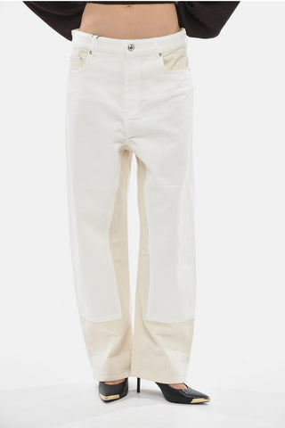 SPORTMAX Lightweight Two-Tone Cotton Five-Pocket Pants ZENICA