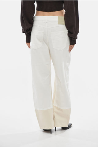 SPORTMAX Lightweight Two-Tone Cotton Five-Pocket Pants ZENICA