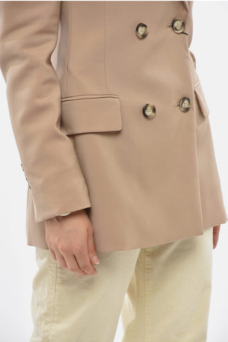 SPORTMAX Jacke ADAMO Doppelreihig Aus Kaschmir Mit Pattentaschen