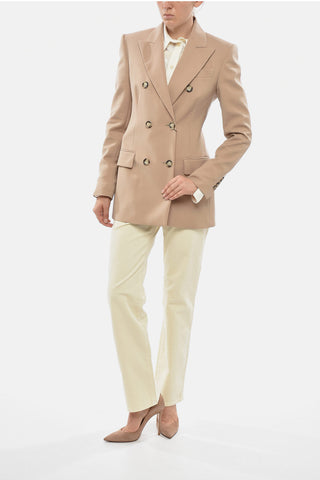 SPORTMAX Jacke ADAMO Doppelreihig Aus Kaschmir Mit Pattentaschen