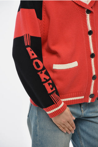 Cardigan BOKE BOY In Cotone con Ricamo