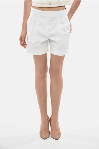STUDIO Shorts ADRIA Aus Baumwolle Mit Doppelter Bundfalte
