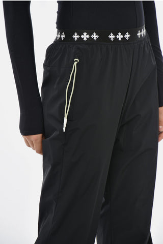 Hose aus Nylonmischung mit elastischem Bund und Kordelzug am Knöchel