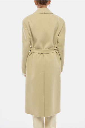 SPORTMAX 맥시 더블브레스트 울 코트 TRESA 토터스쉘 단추