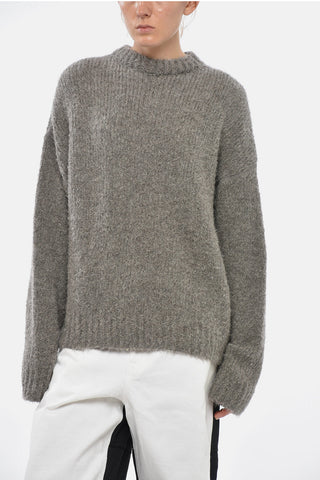 Flauschiger Rollkragenpullover aus Wolle