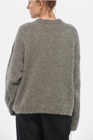 Flauschiger Rollkragenpullover aus Wolle