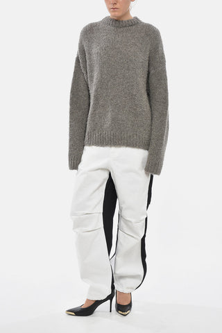 Flauschiger Rollkragenpullover aus Wolle
