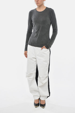 T-shirt Girocollo Super Slim Fit a Maniche Lunghe