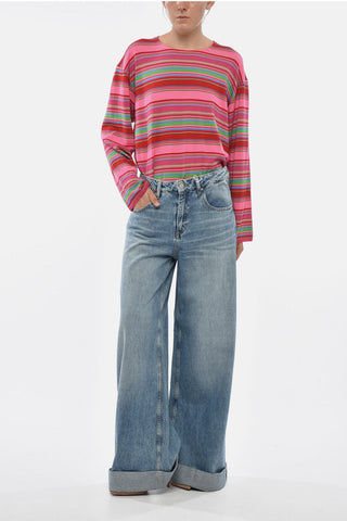 Jeans TOKYO A Gamba Larga ad Orlo con Risvolto 35cm