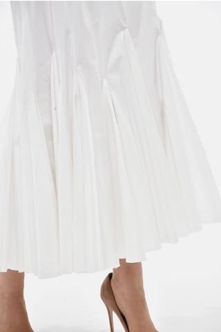 SPORTMAX Maxi Ausgestellter Rock DINGEY Aus Baumwollpopeline