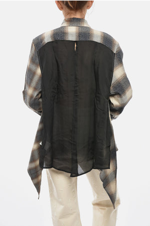 Camicia Casual in Cotone a Quadri