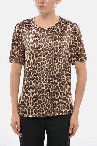 Silk Blouse SECRET With Animalier Print
