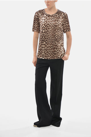Silk Blouse SECRET With Animalier Print