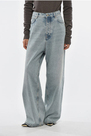 Loose-Fit-Jeans mit weitem Bein 23 cm