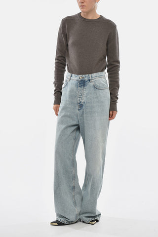 Loose-Fit-Jeans mit weitem Bein 23 cm