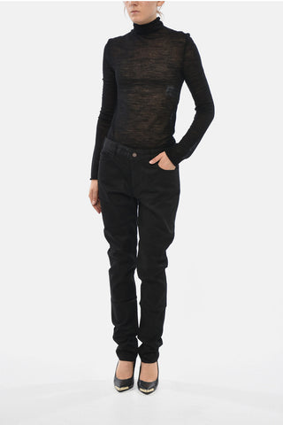 Skinny-Fit Jeans mit dunkler Waschung 15cm