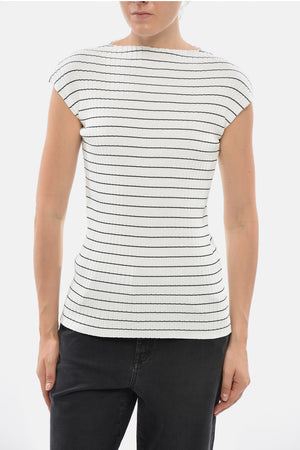 SPORTMAX Top HANS in Tricot a Righe