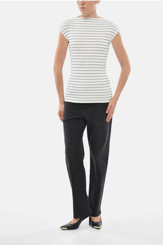 SPORTMAX Top HANS in Tricot a Righe