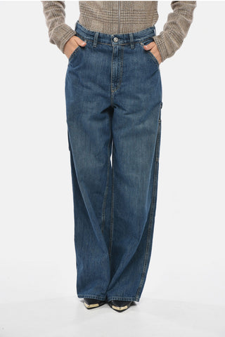 Cargo Jeans with Logo Button 26cm