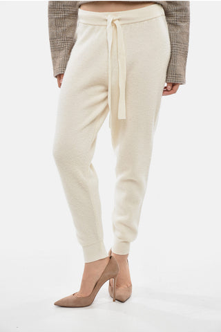 Pantaloni Palazzo GAUZD In Lana a Costine