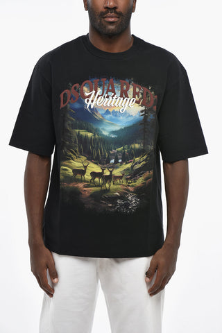 Bedrucktes T-Shirt HERITAGE Loose Fit