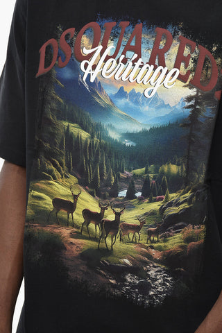 Bedrucktes T-Shirt HERITAGE Loose Fit
