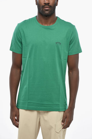 BOSS T-Shirt Mit Rundhals Und Seitlichem Logodruck