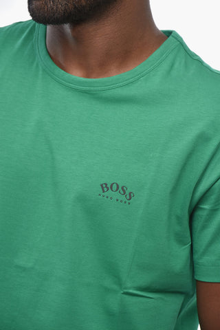 BOSS T-Shirt Mit Rundhals Und Seitlichem Logodruck