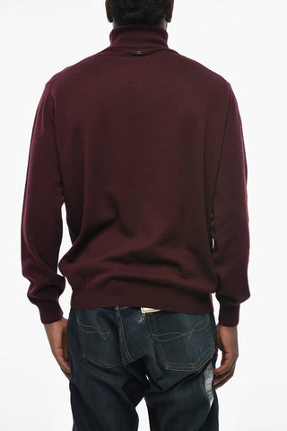 Virgin Wool Turtleneck Sweater