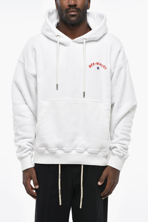 Sweatshirt Mit Kapuze STAR ARROW Skate Fit Aus Gebürsteter Baumwolle