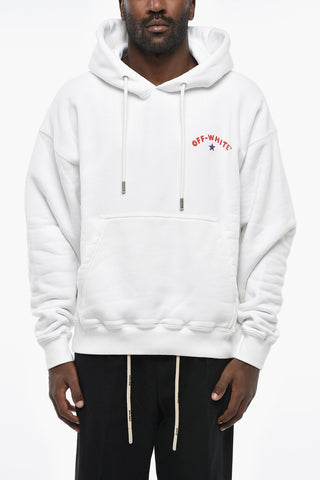 Sweatshirt Mit Kapuze STAR ARROW Skate Fit Aus Gebürsteter Baumwolle